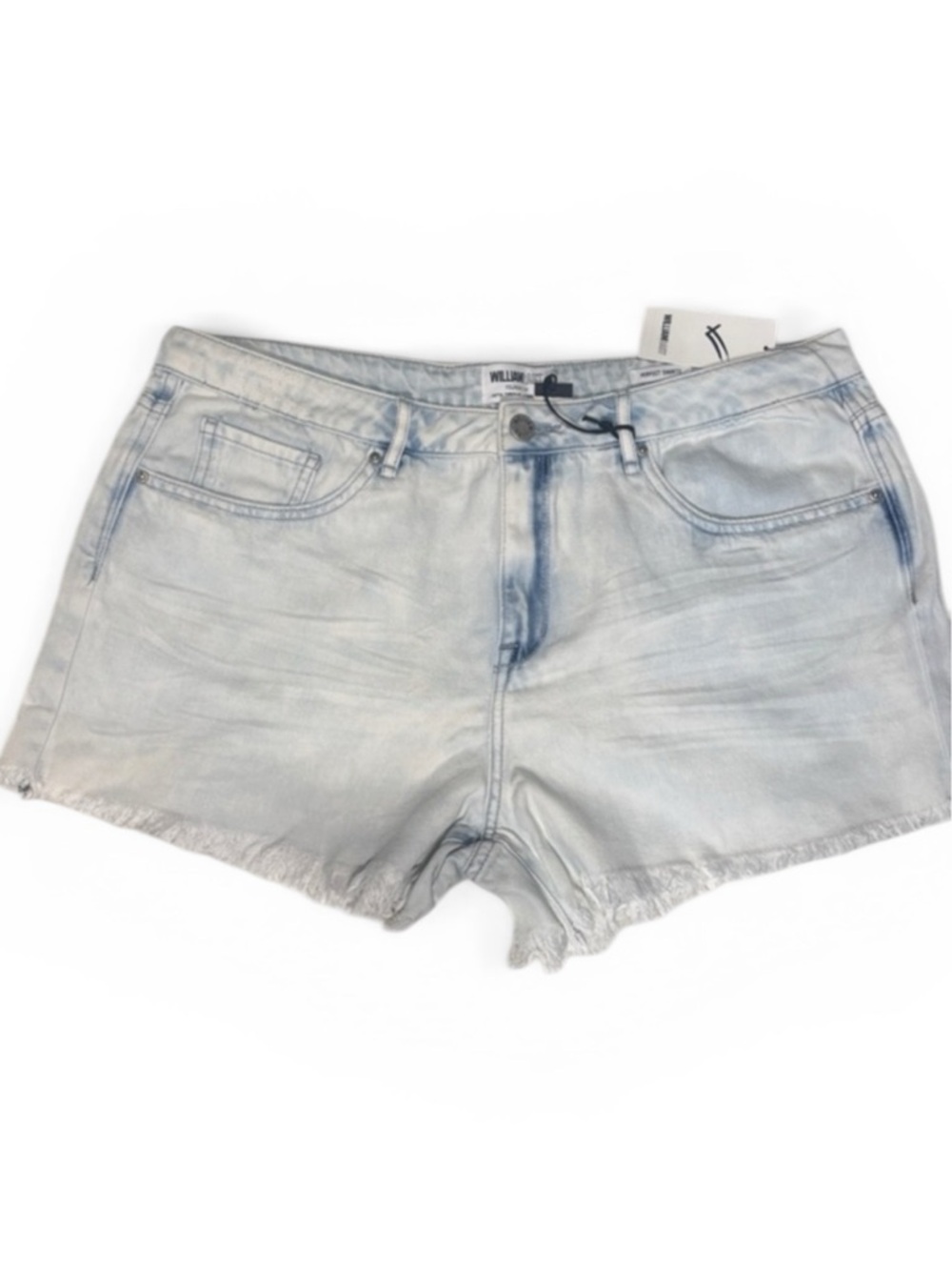William Rast Women’s Pale Blue Denim Cutoff Shorts Size 32